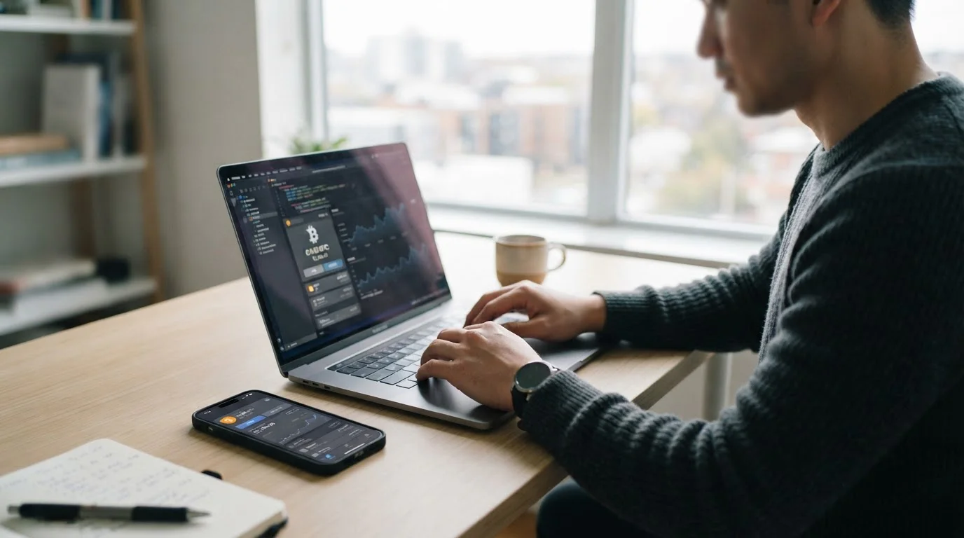 Darstellung des Zahlungswegs zwischen Bitcoin-Wallet und Wettkonto