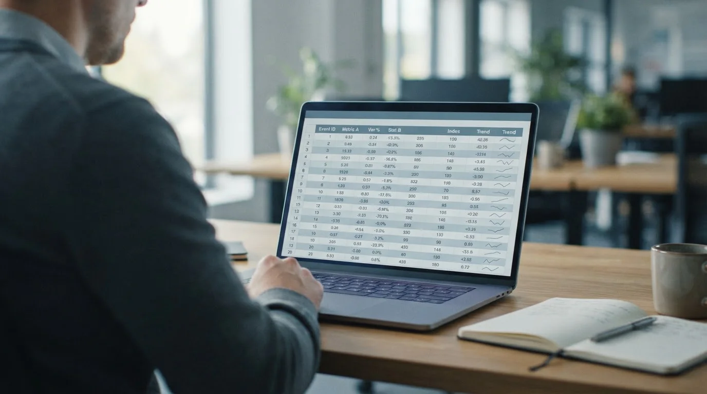Vergleichstabelle mit Bundesliga-Wettquoten verschiedener Anbieter auf Laptop-Bildschirm