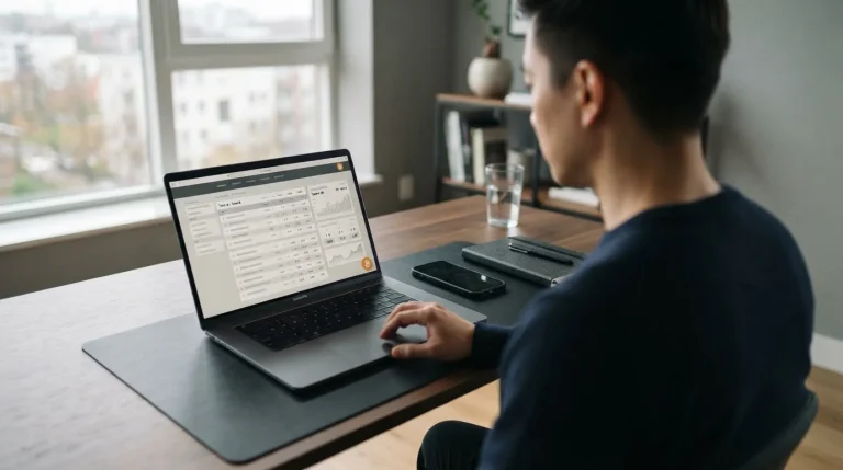 Analytischer Arbeitsplatz mit neutralem Interface für Bitcoin-Sportwetten-Vergleich