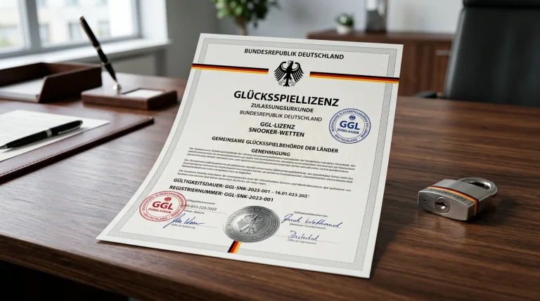 GGL-Lizenz für Snooker Wetten – sichere Buchmacher in Deutschland