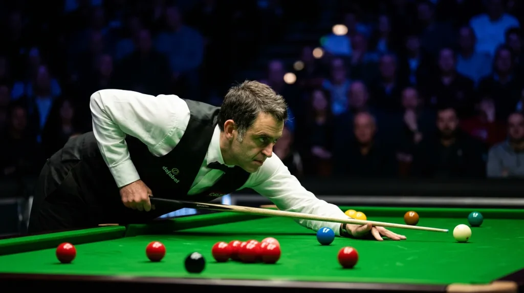 Ronnie O'Sullivan am Snookertisch bei der WM – Wettanalyse und Quoten